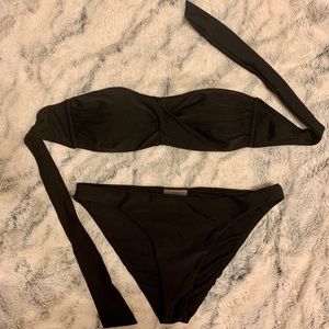 Strapless Bandeau Bikini Set